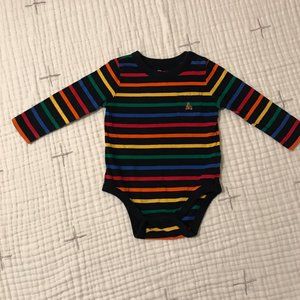 Baby Gap Long Sleeve multi-colored bodysuit
